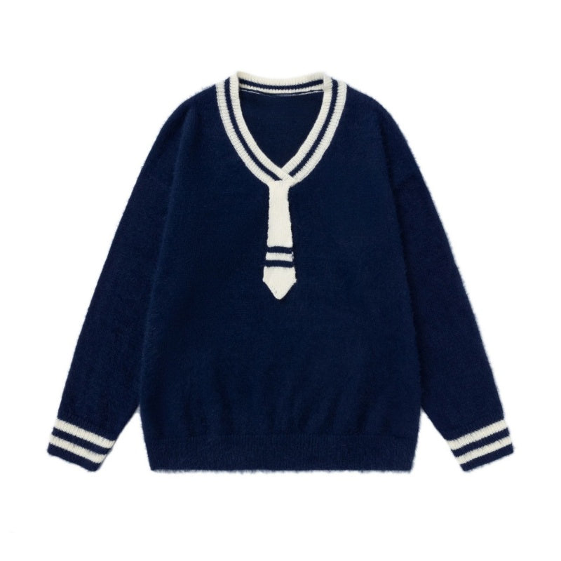 Relaxed Fit Royal Blue Sweater