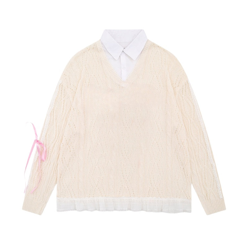 Relaxed Fit Comfy Sweet Girl Sweater